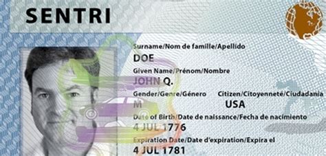 SENTRI Card .
